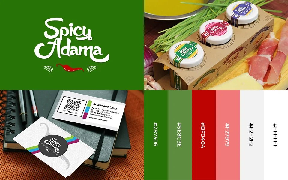 Diseño de Identidad Visual de Spicy Adama