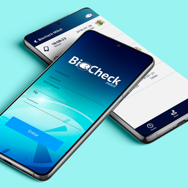 Diseño UX / UI - App de Biocheck Móvil