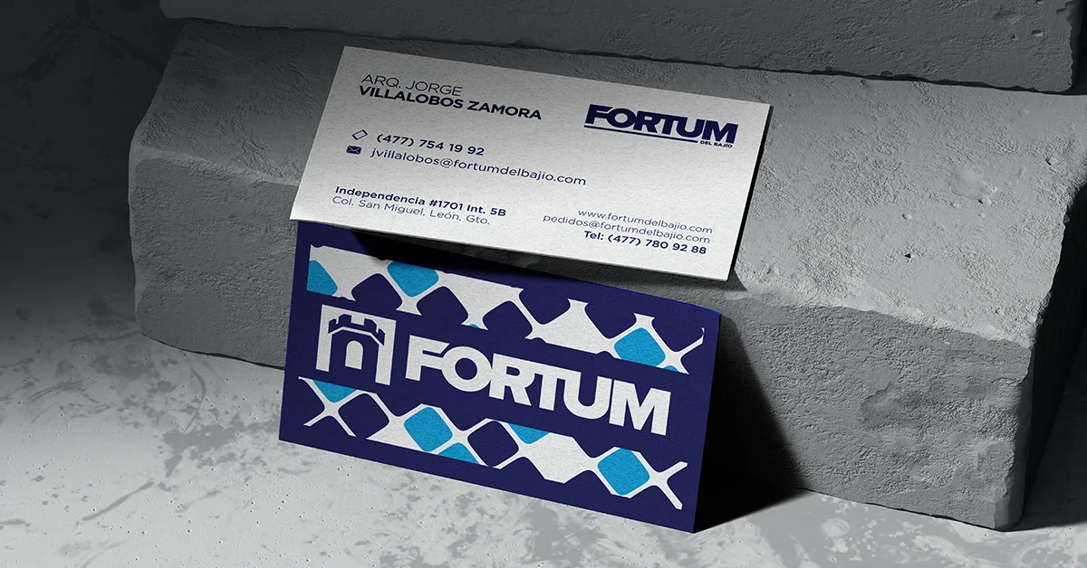 Diseño Corporativo-Tarjeta de Presentacion - Fortum