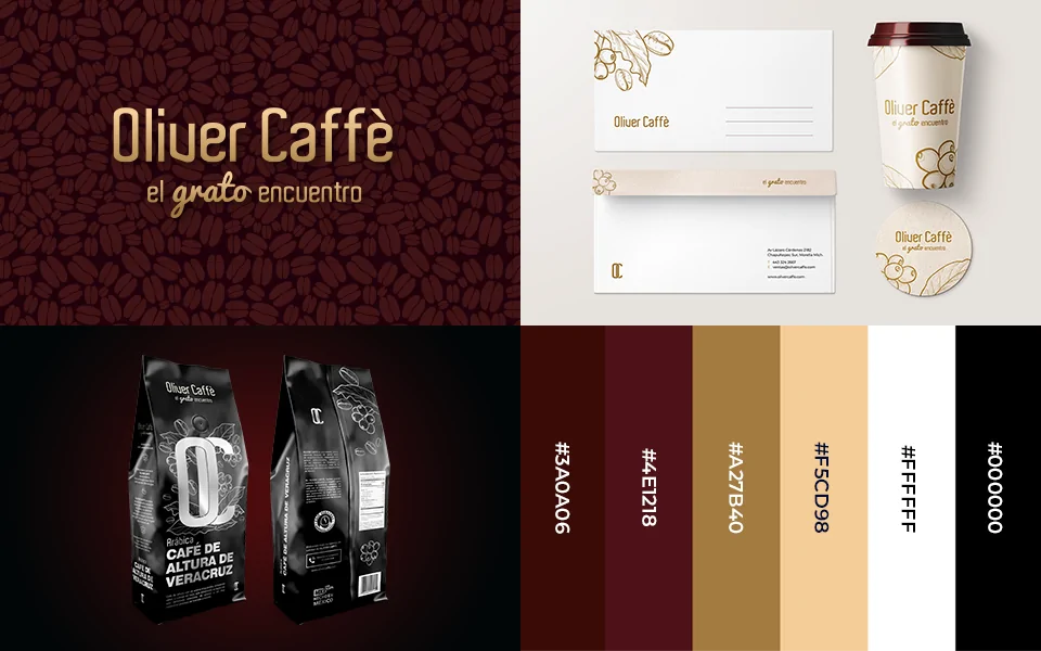 Identidad Visual - Oliver Caffè