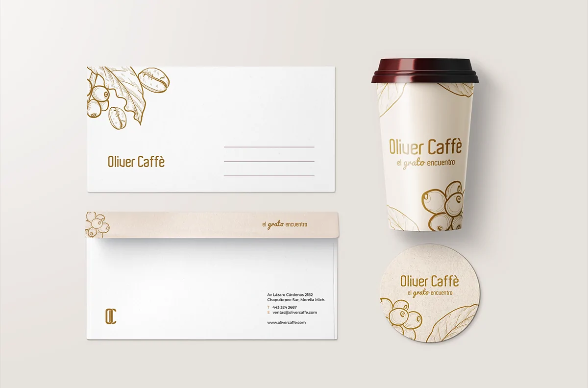 Papalería Corporativa - Oliver Caffè