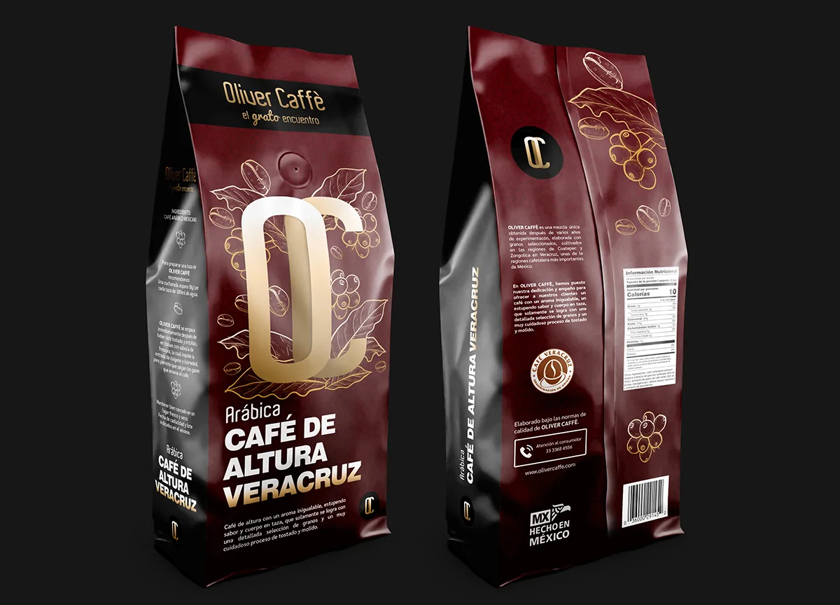Packaging Trilaminado - Oliver Caffè