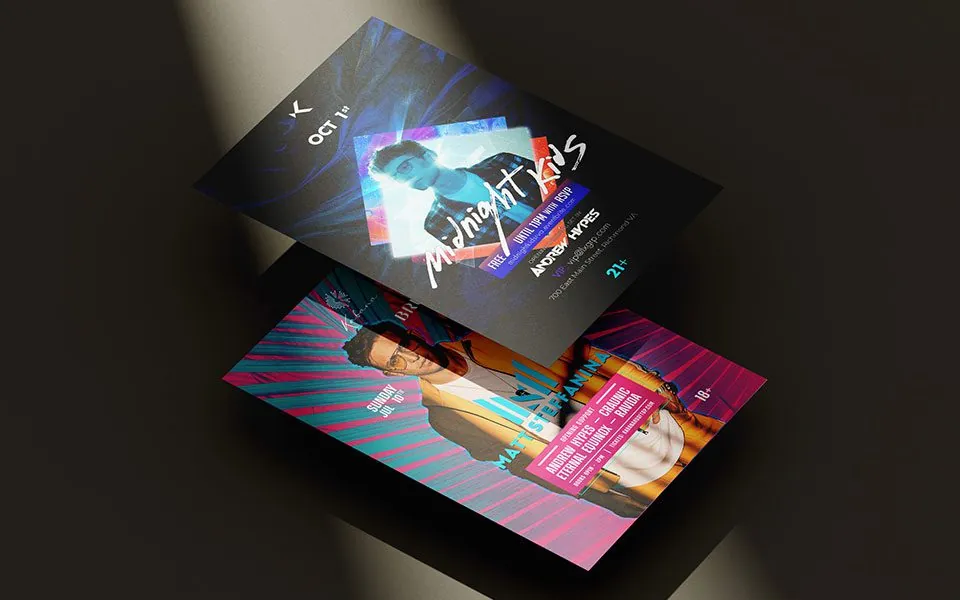 Material Publicitario Flyers Kabana Club Richmond VA