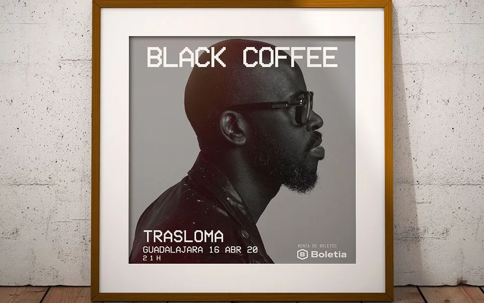 Material Publicitario Poster para Black Coffee en Guadalajara