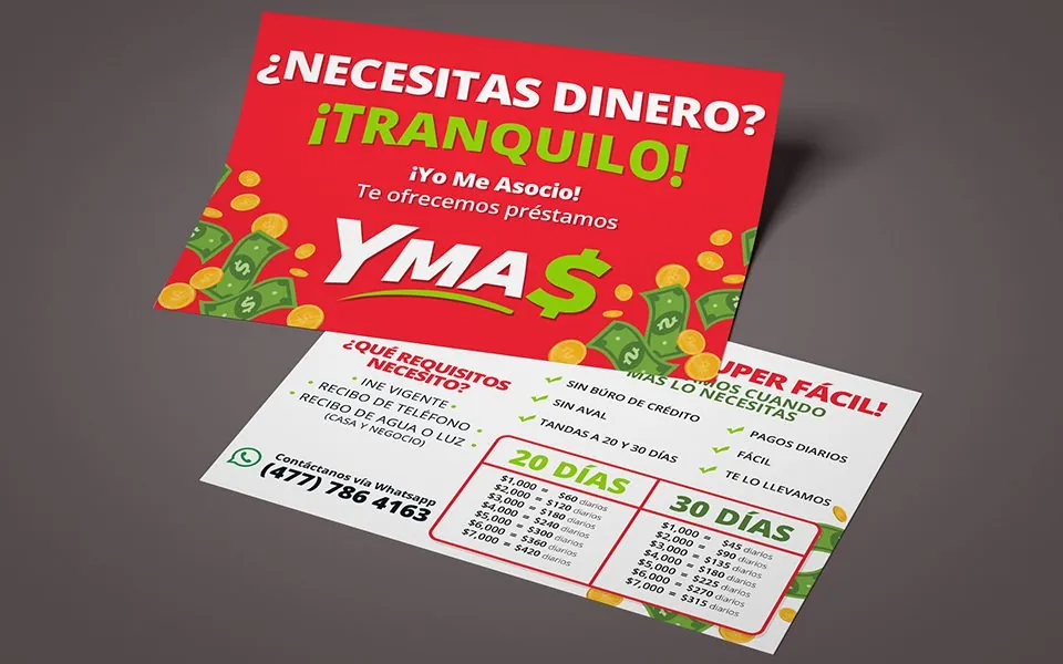 Material Publicitario - YMA$