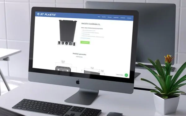 Página Web Profesional - ST Plastics