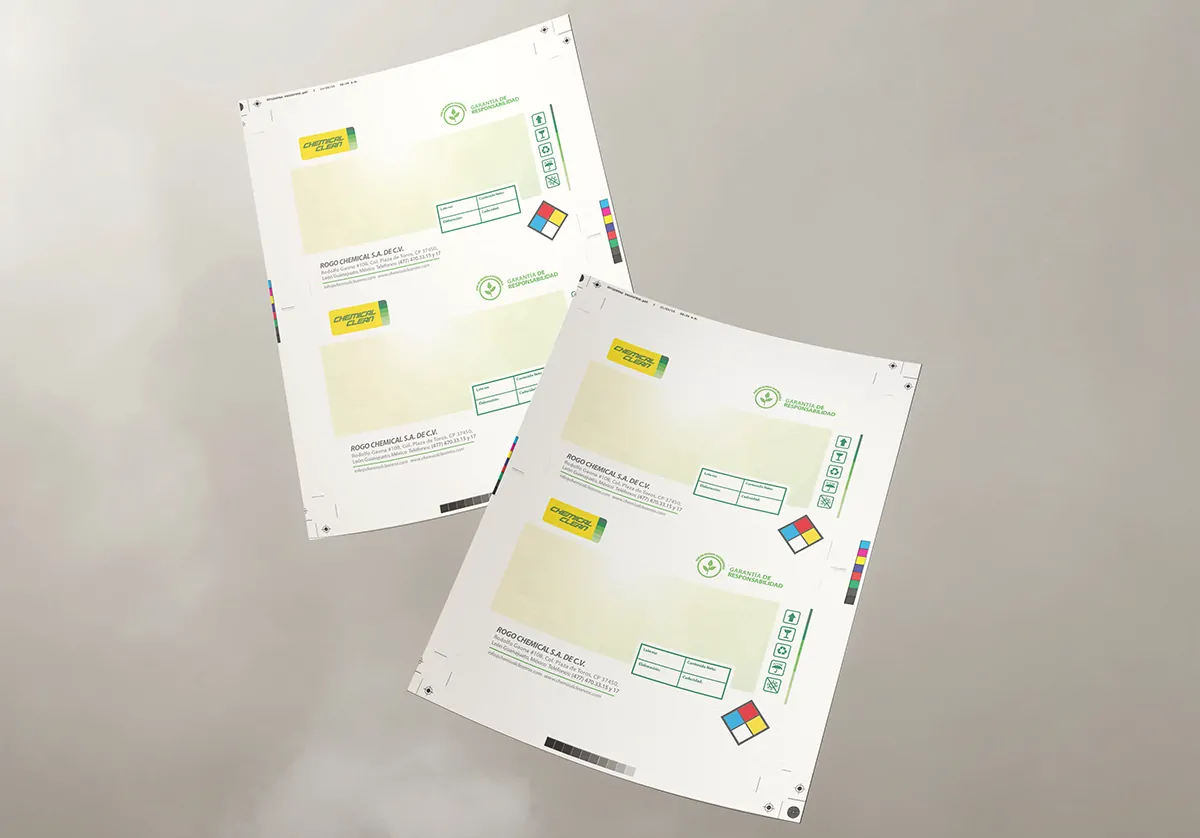 Chemical Clean - Branding - Etiqueta de producto