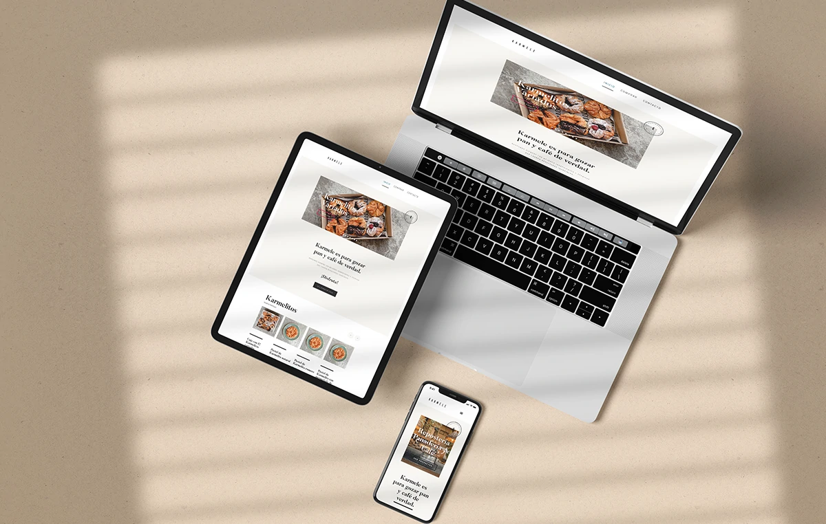 Diseño Web - Karmele - Pastelería, Panadería y Repostería